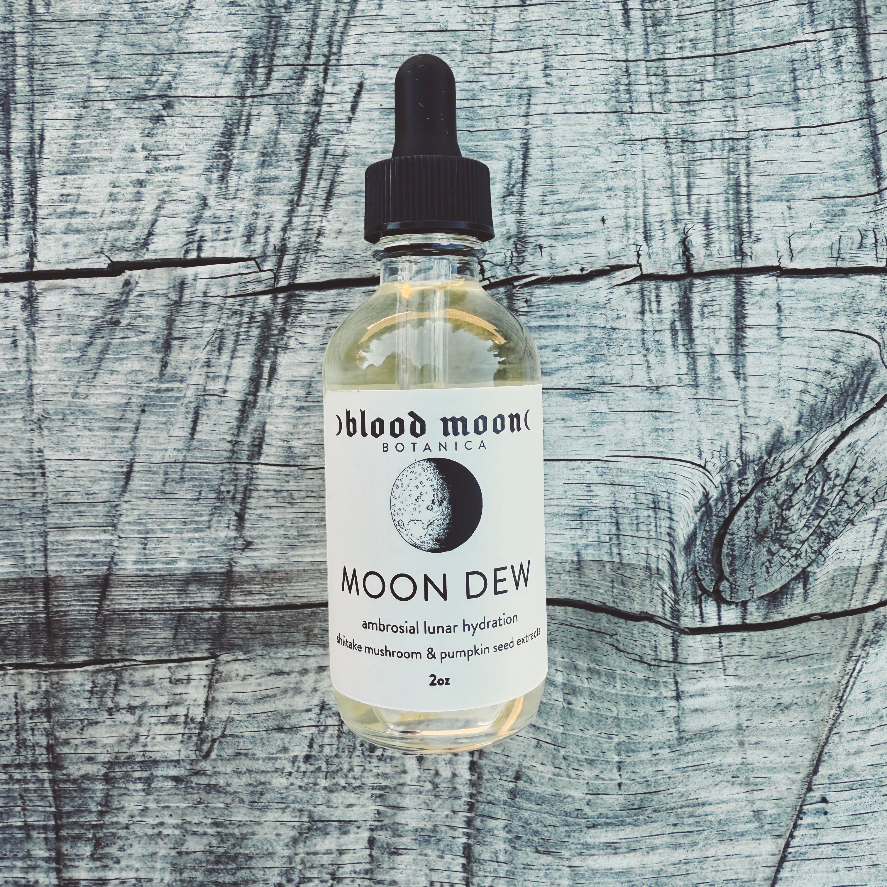 Moon Dew Hyaluronic Acid Serum – Rose Water + Aloe for Deep Plumping Hydration