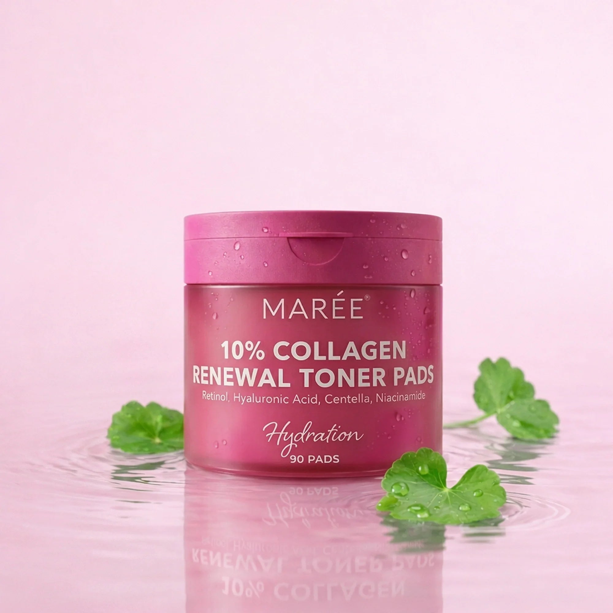 Collagen & Retinol Toner Pads – Pore-Refining + Anti-Aging (90 Pads)