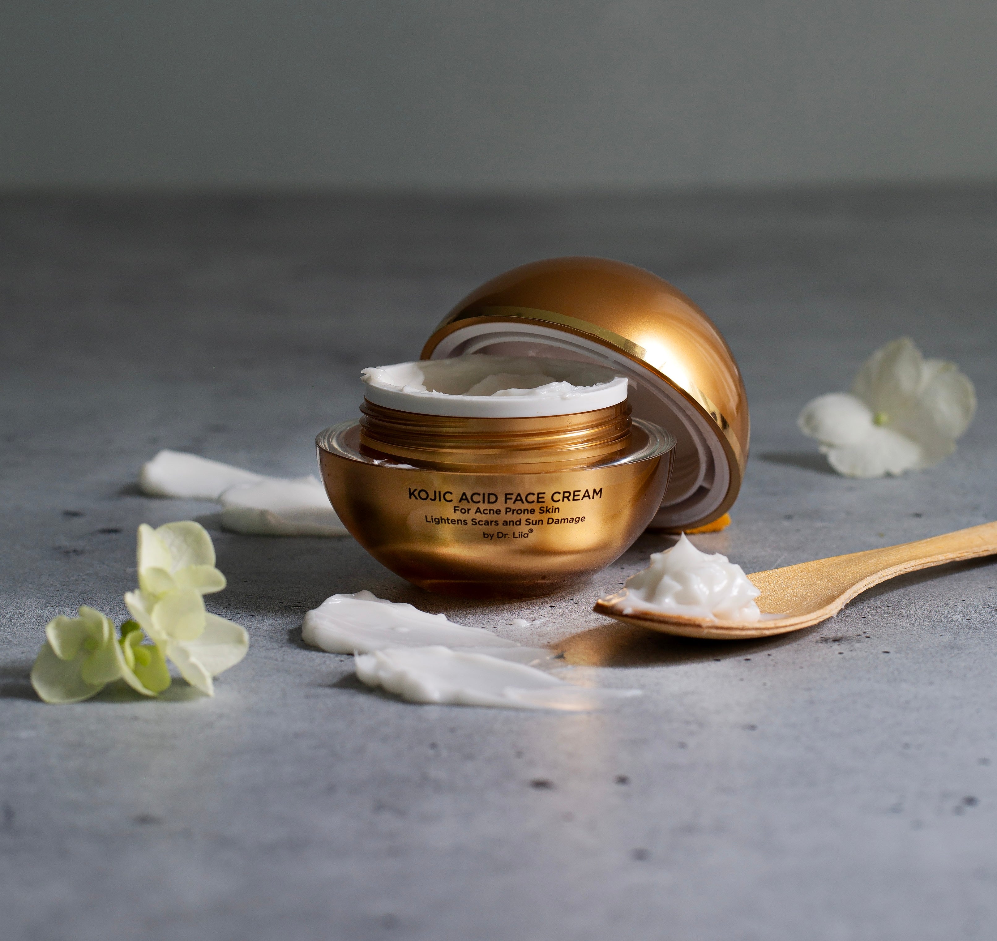 Kojic Acid Dark Spot Brightening Cream – Fade Scars + Even Skin Tone (Vegan)