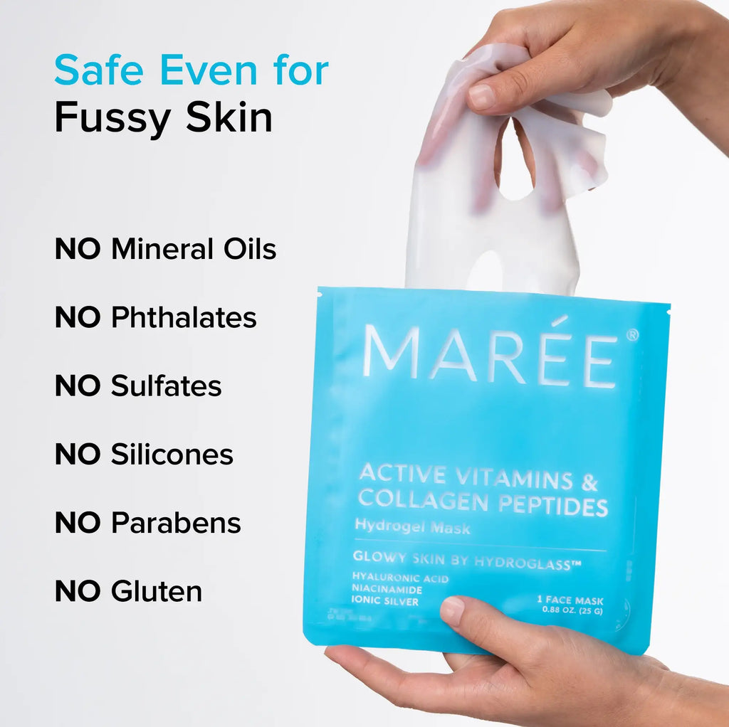 Hydrogel Collagen Face Mask – Instant Glow + Deep Hydration (Marine Collagen)