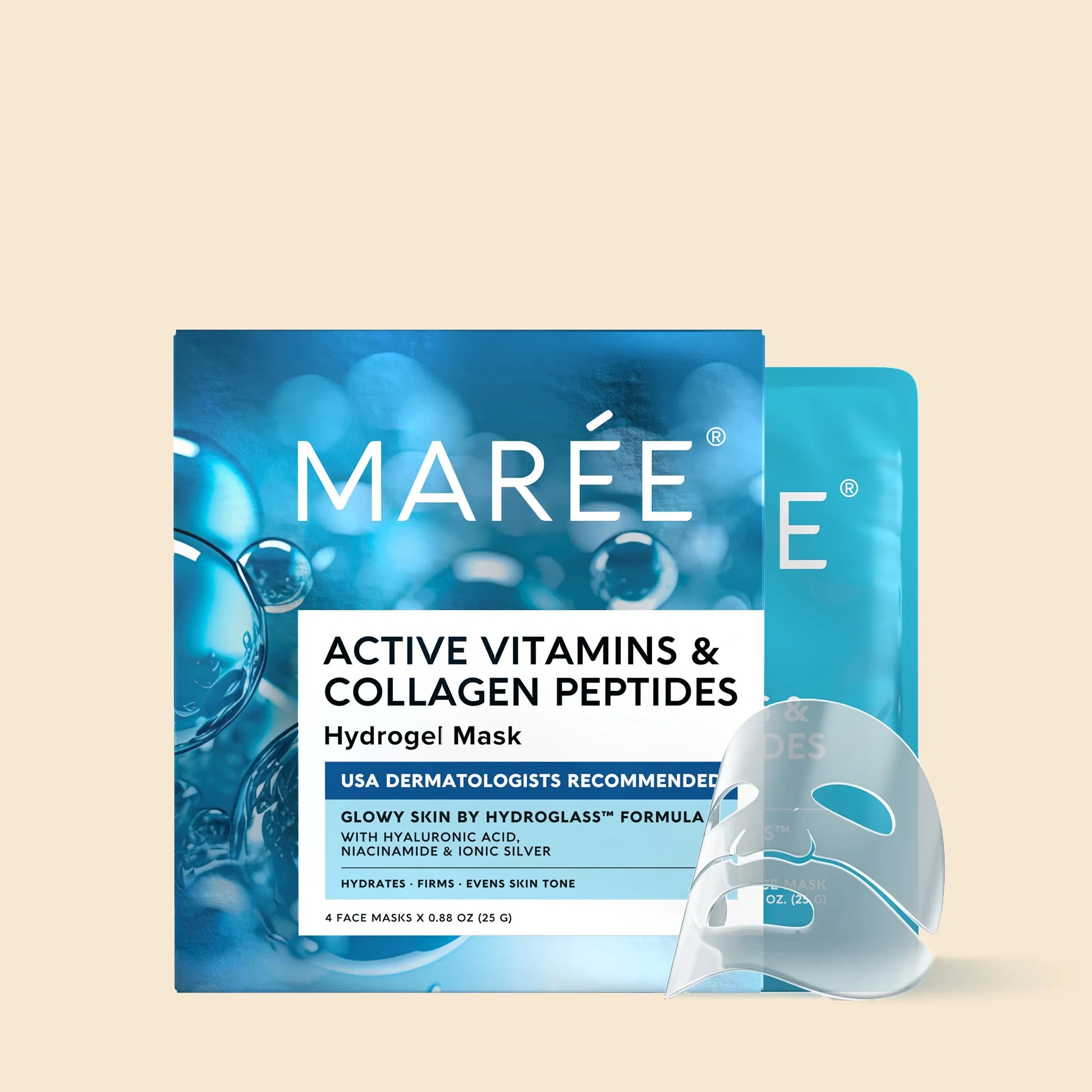 Hydrogel Collagen Face Mask – Instant Glow + Deep Hydration (Marine Collagen)
