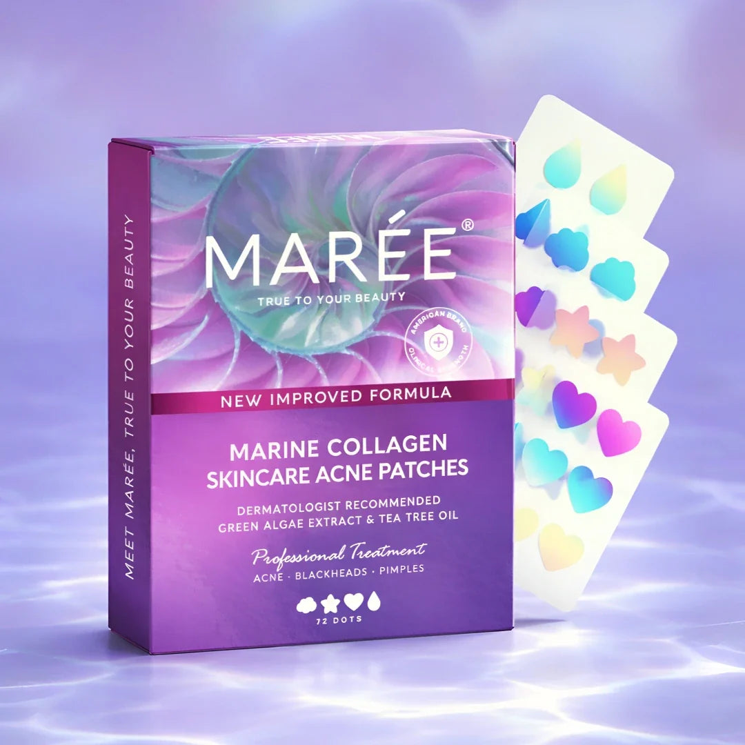 Marine Collagen Acne Patches – Dermatologist-Recommended Blemish Treatment (72 Dots)