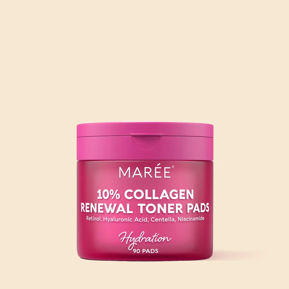 Collagen & Retinol Toner Pads – Pore-Refining + Anti-Aging (90 Pads)