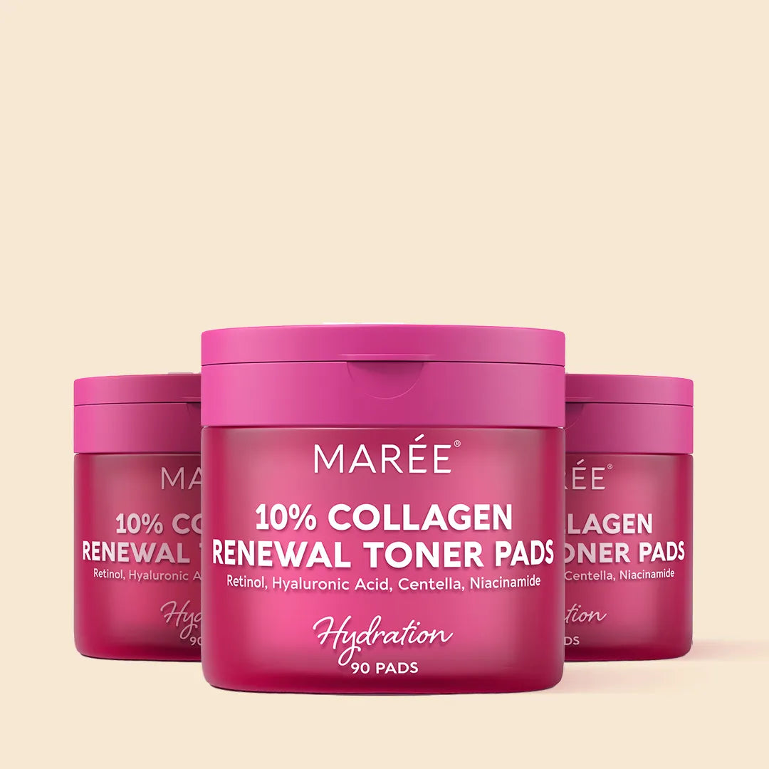 Collagen & Retinol Toner Pads – Pore-Refining + Anti-Aging (90 Pads)